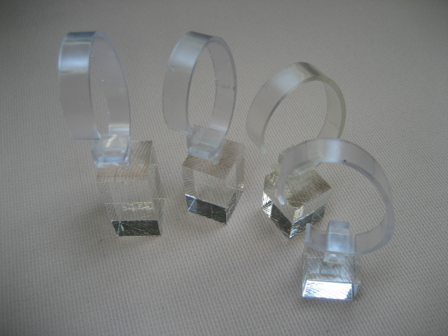 Clear Acrylic Square Watch Stands