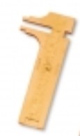Brass sliding guage